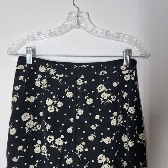 FOREVER 21 Vintage Slit Hem Ditsy Floral Print Pencil Skirt Size Medium - Picture 7 of 9